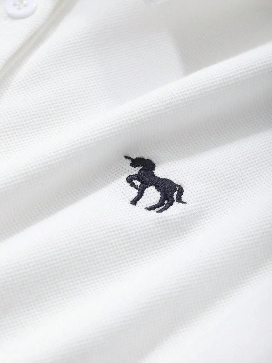 biała koszulka polo