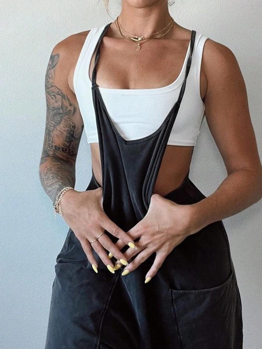 BIAŁY CROP TOP