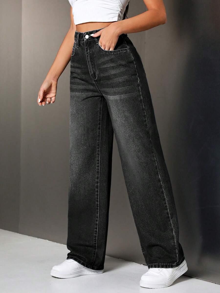 proste spodnie jeans