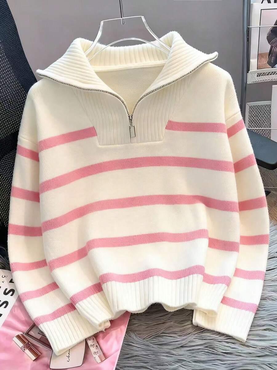 SWETER WZÓR PASKI 
