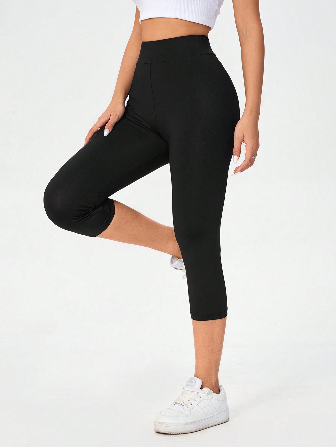 CZARNE KLASYCZNE LEGGINSY