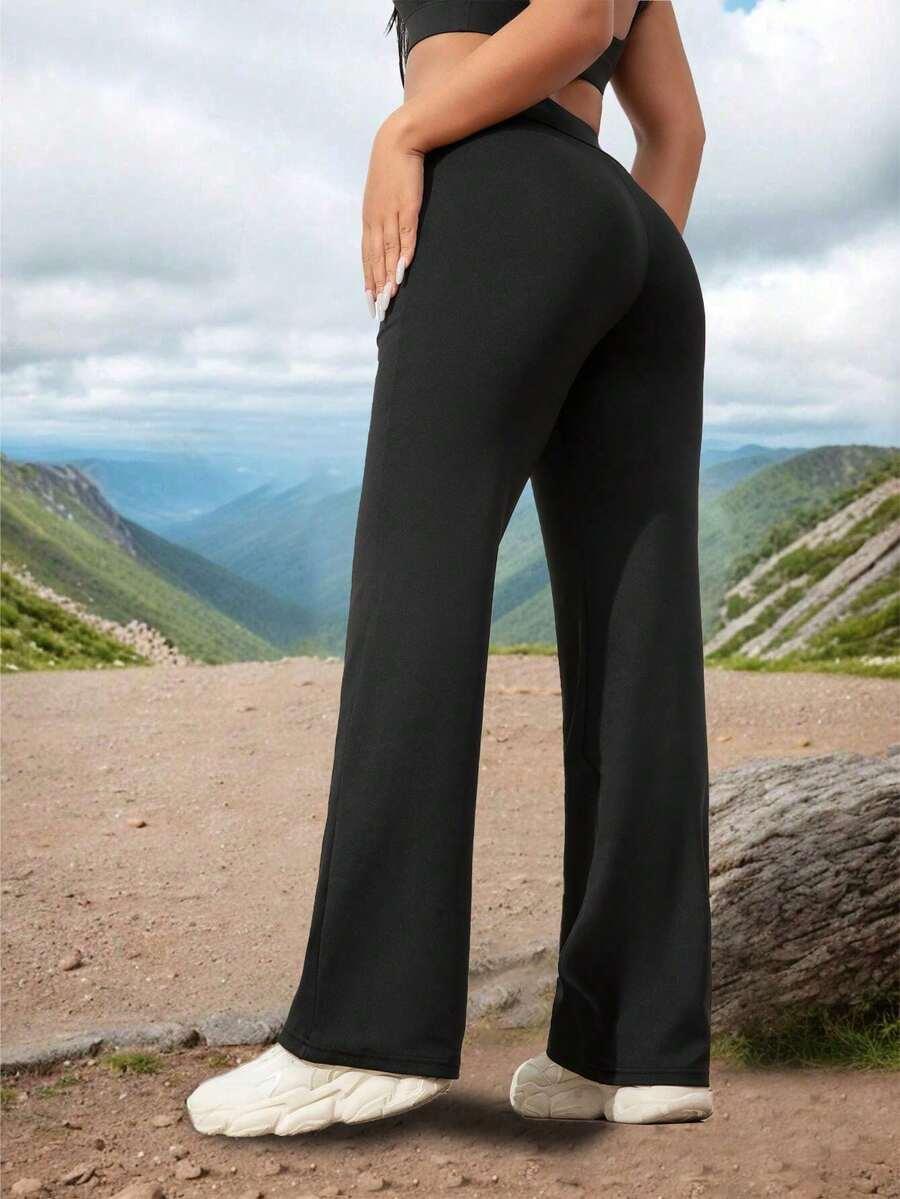 CZARNE LEGGINSY DZWONY