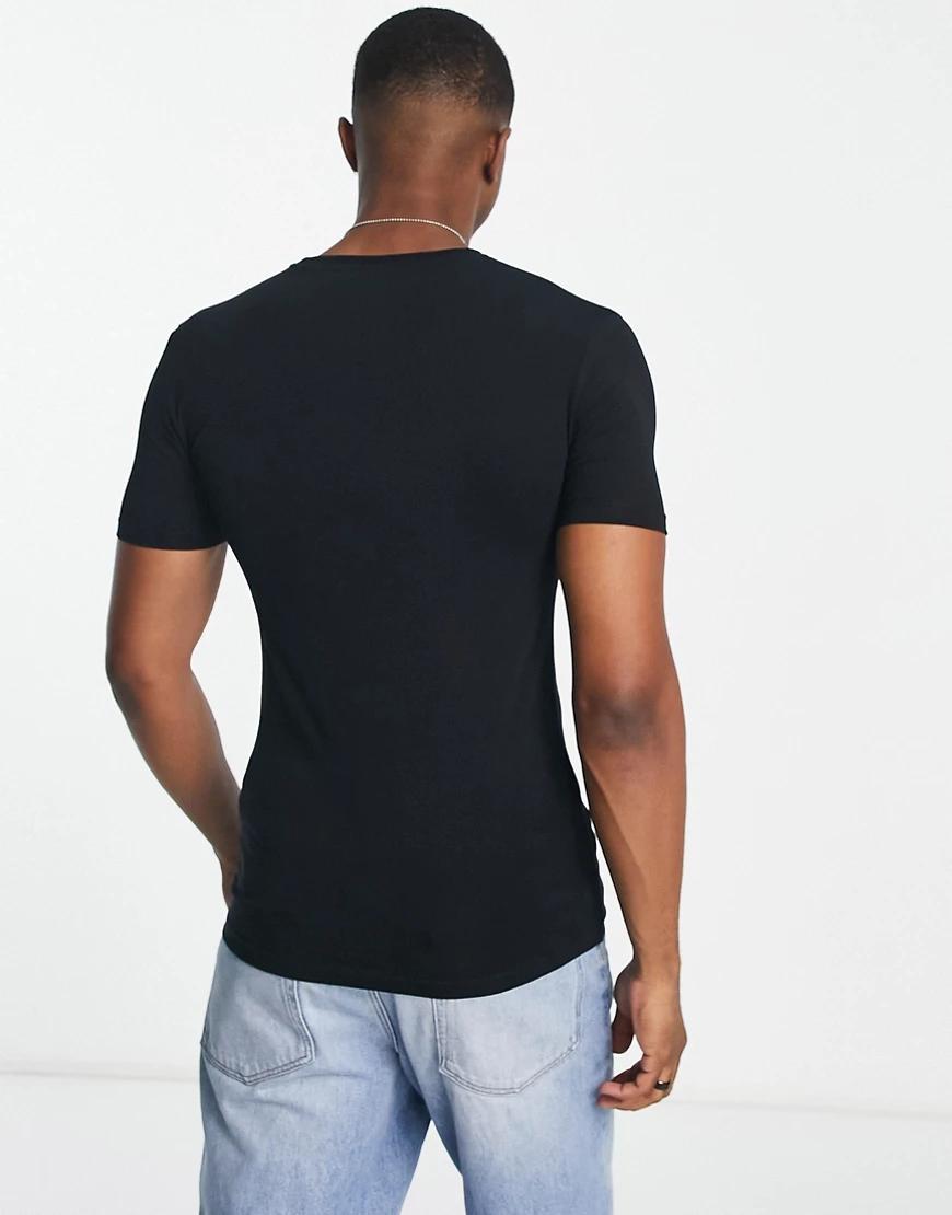czarny T-SHIRT 2-PACK