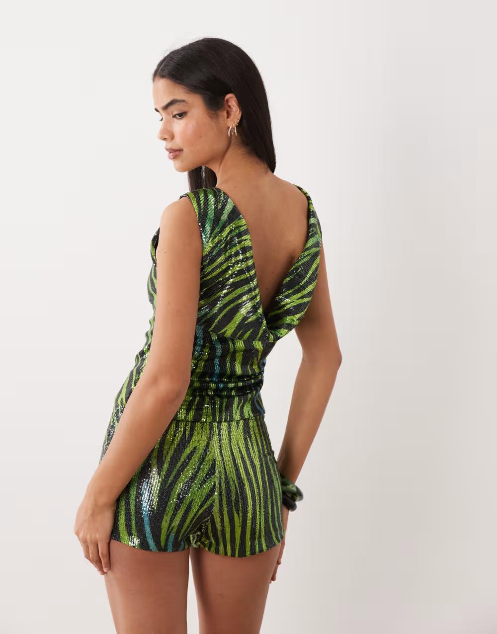 TOP ANIMAL PRINT ZEBRA