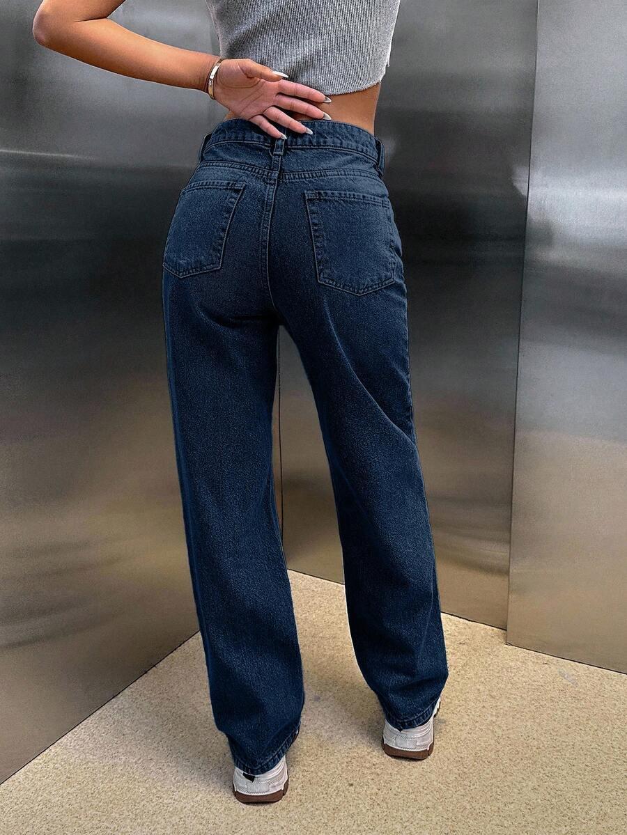 NIEBIESKIE SPODNIE JEANS