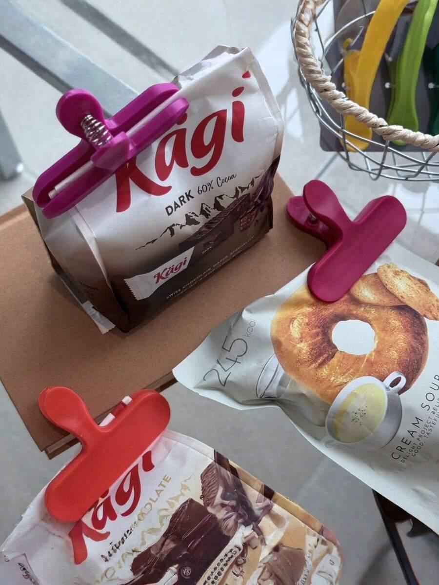 Klipsy do ZAMYKANIA opakowań torebek 9szt.