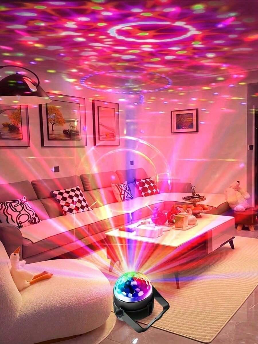 czarny PROJEKTOR led