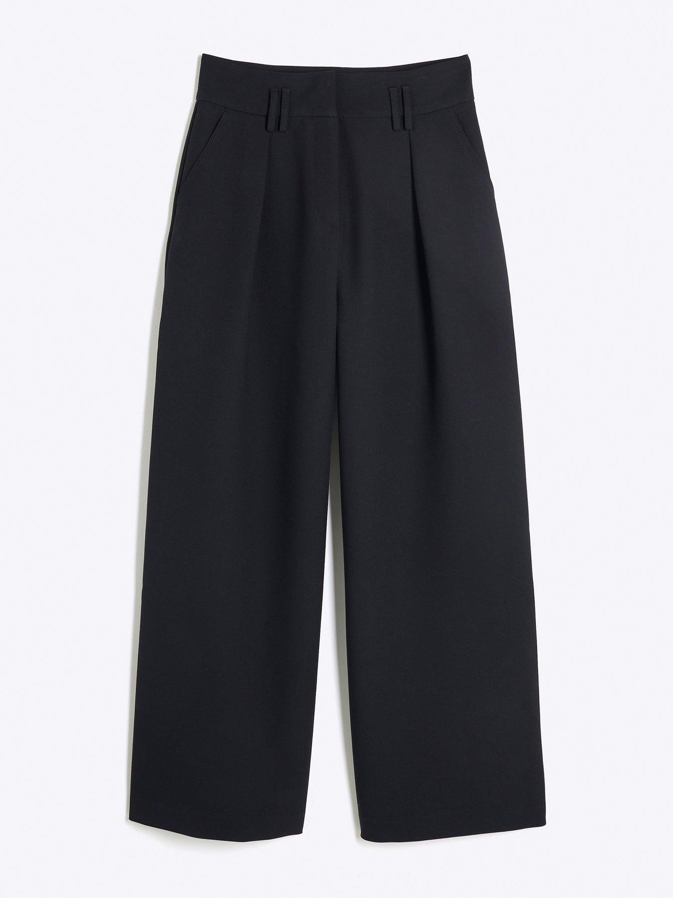 RIVERISLAND SZEROKIE SPODNIE DAMSKIE 