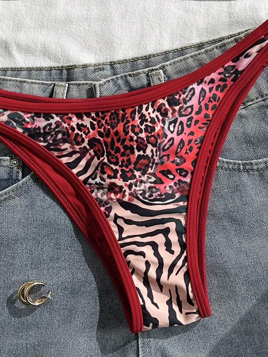 KOMPLET BIKINI ANIMAL PRINT