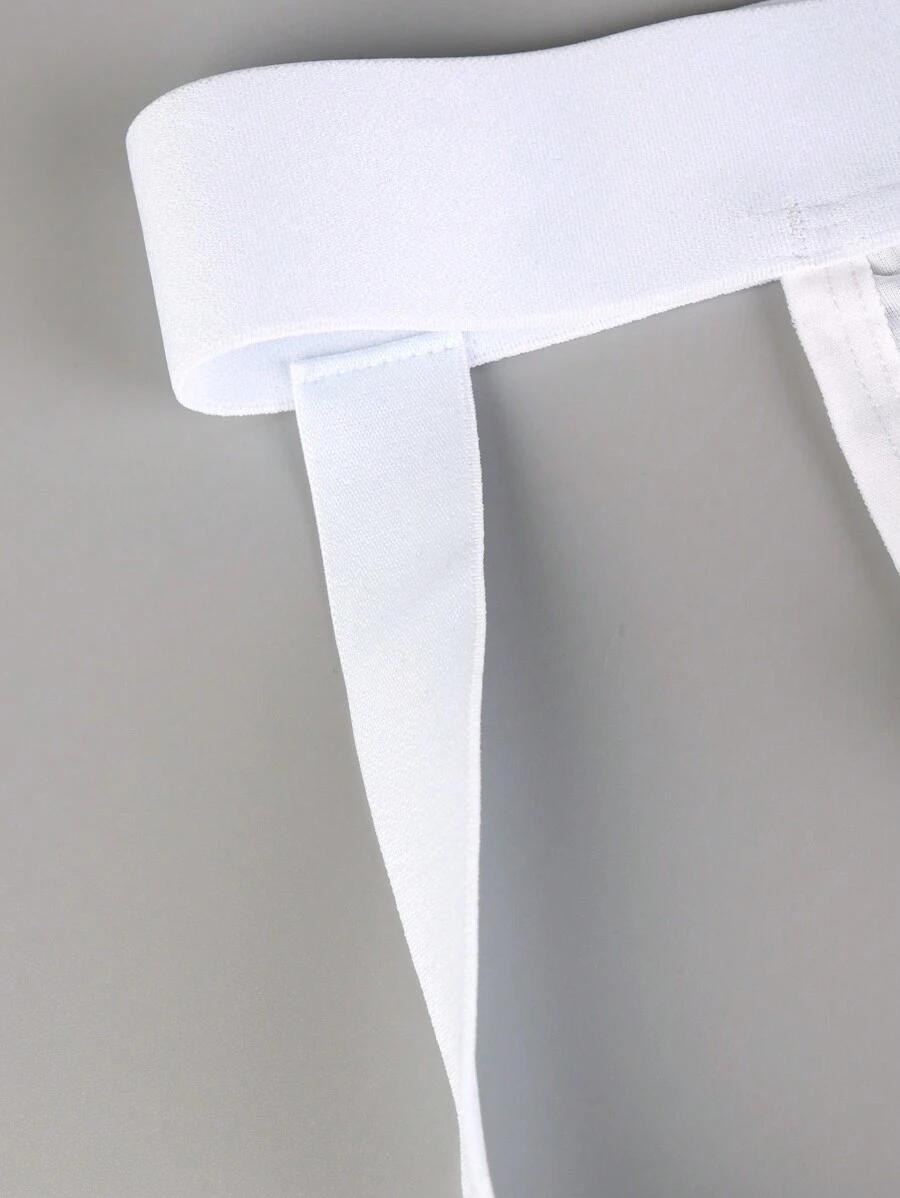 białe majtki jockstrap