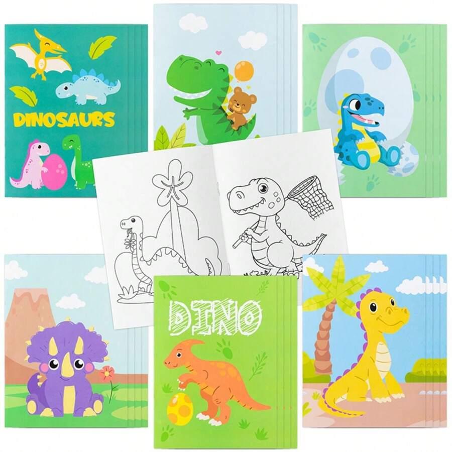 KOLOROWANKA DINOZAUR 6-PACK