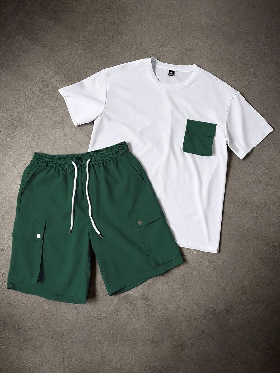 ZIELONE SPODENKI CASUAL
