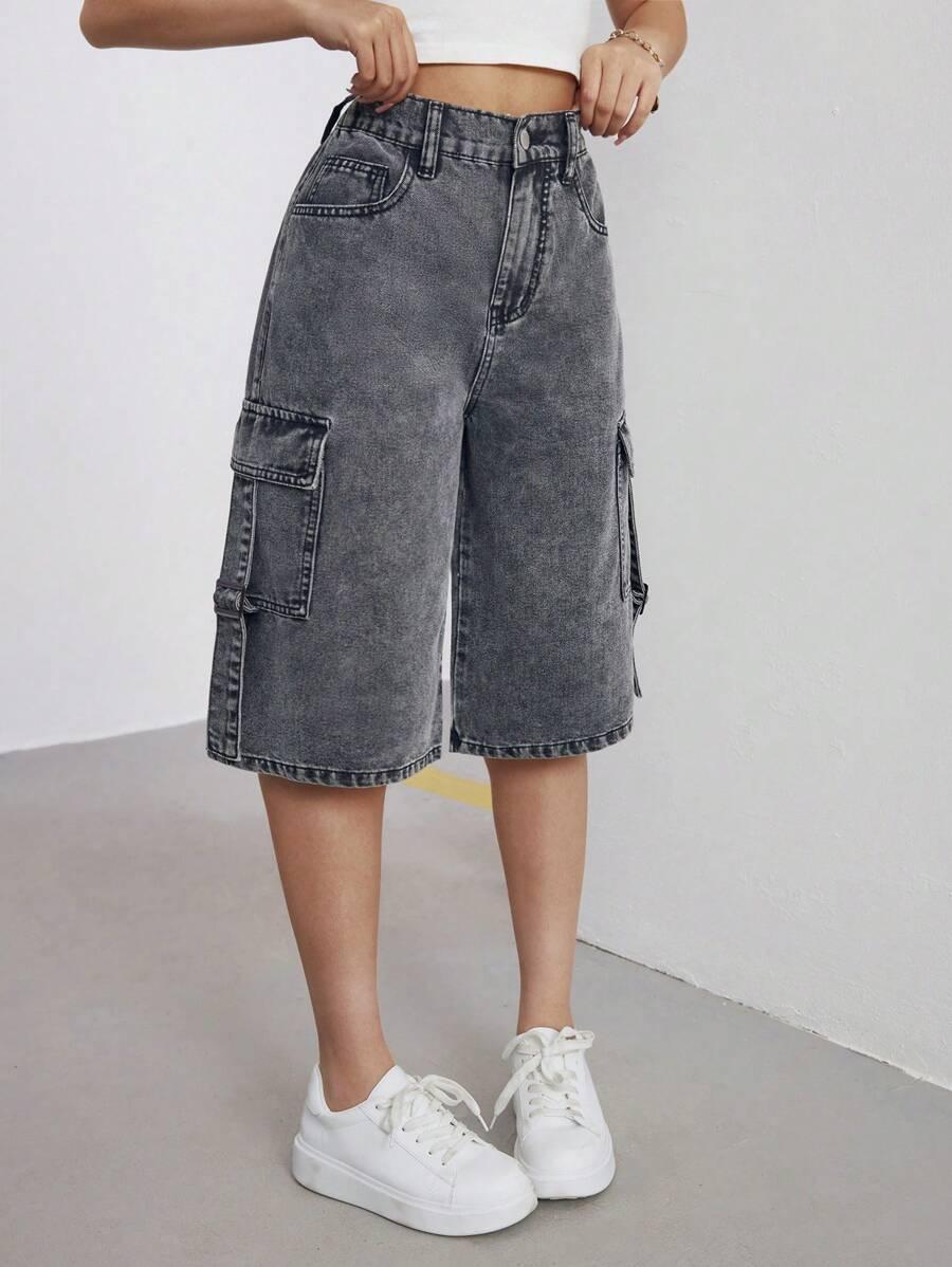 spodenki jeans kieszenie