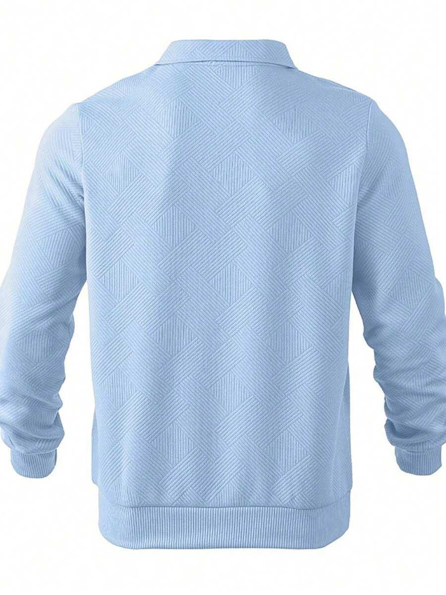 niebieska bluza kołnierz