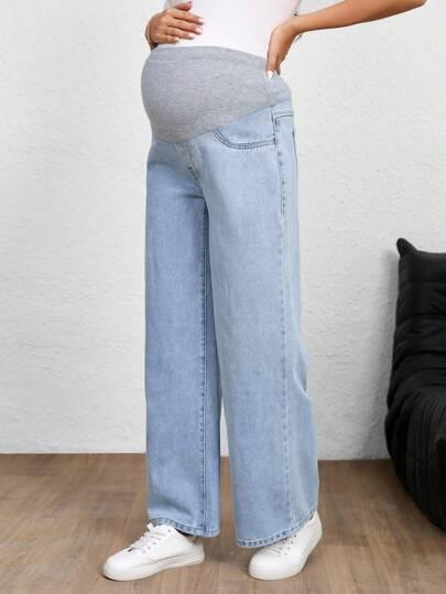 niebieskie spodnie JEANS