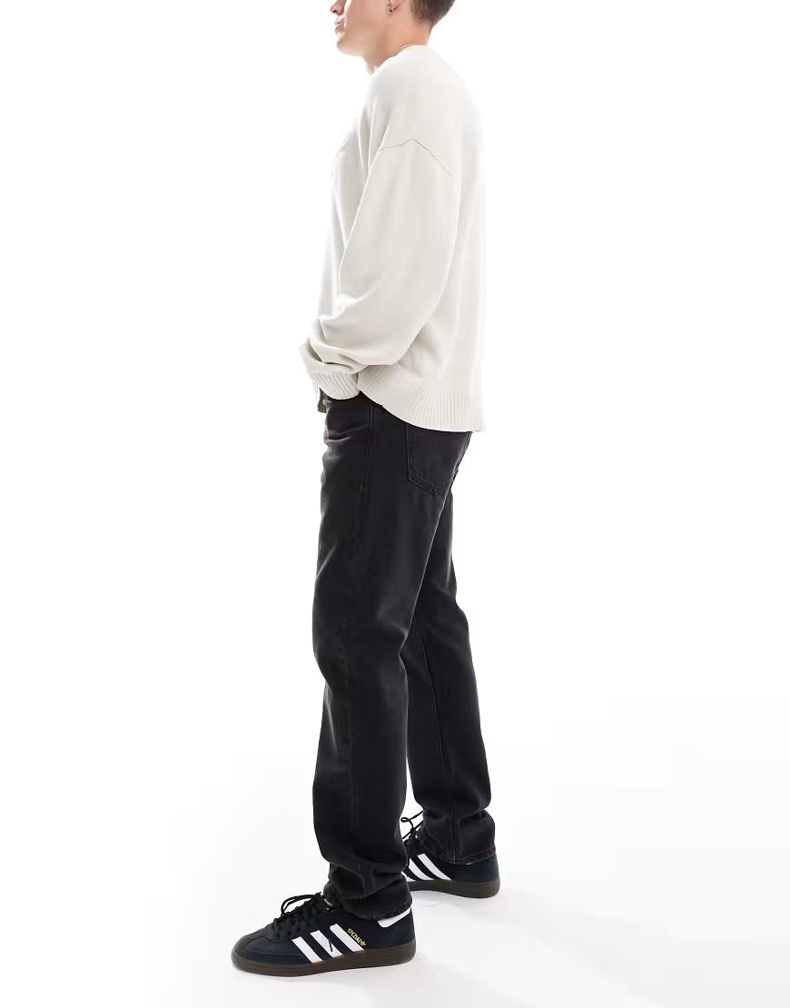 CZARNE SPODNIE JEANS