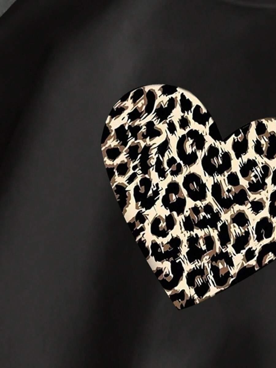 czarna bluza print
