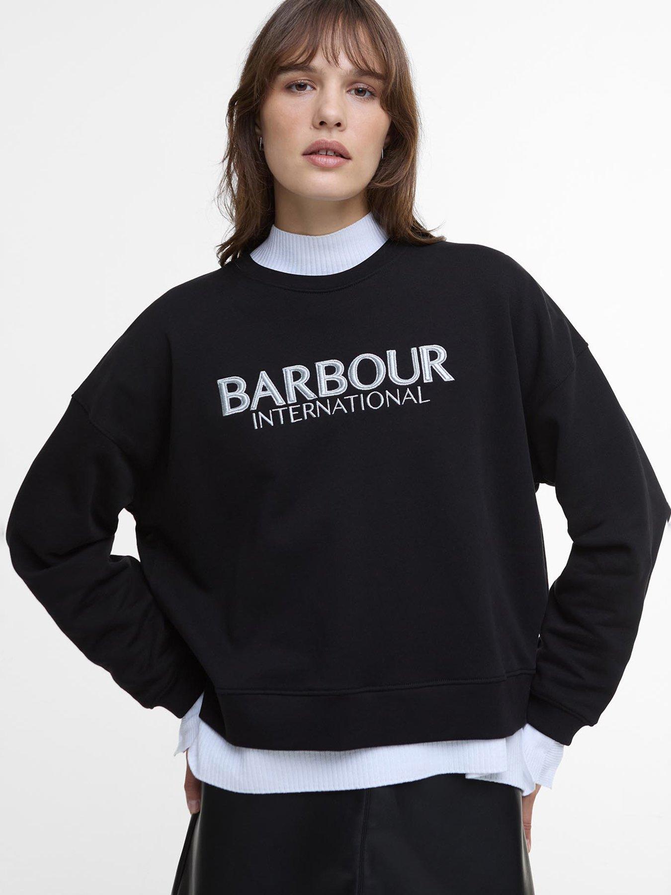BARBOUR BLUZA DAMSKA Z LOGO LOL0624BK11
