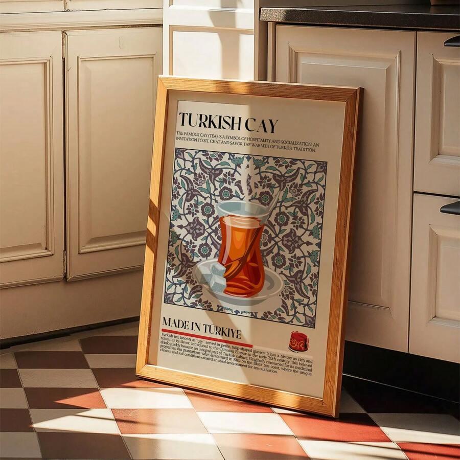 PLAKAT DEKORACJA TURKISH TEA CANVAS 