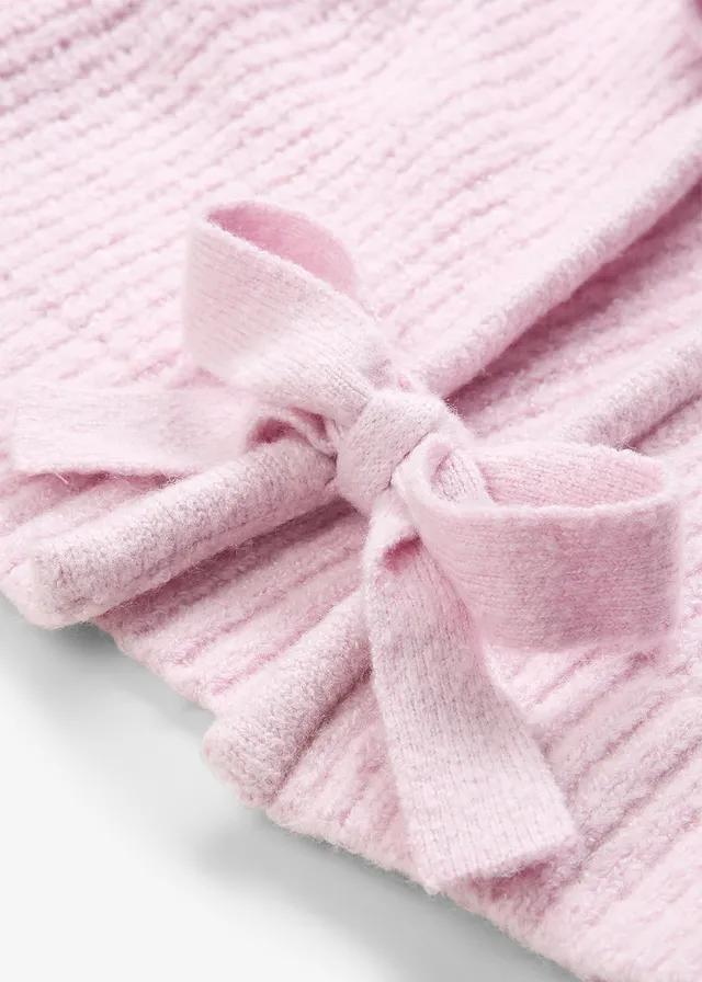 RÓŻOWY SWETER WIĄZANIE