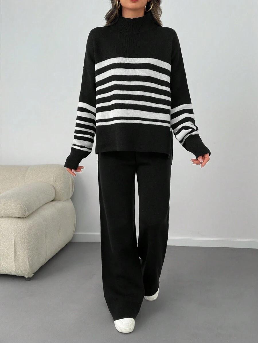 sweter spodnie komplet