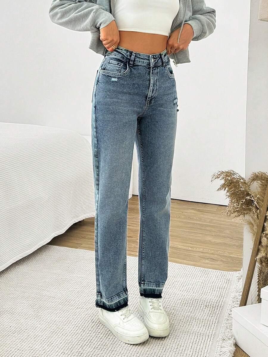 JEANSY DAMSKIE MOM JEANS WYSOKI STAN