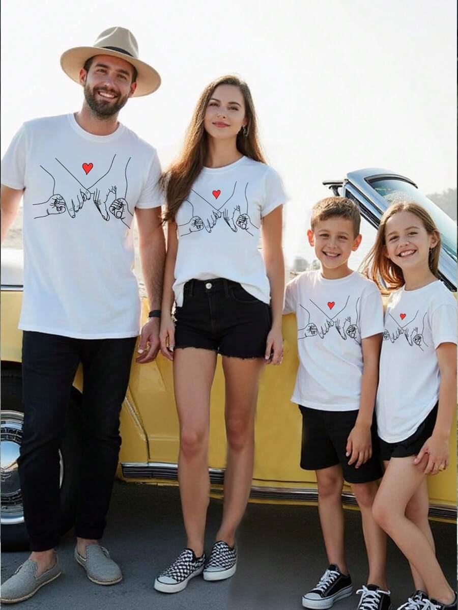 biały t-shirt nadruk