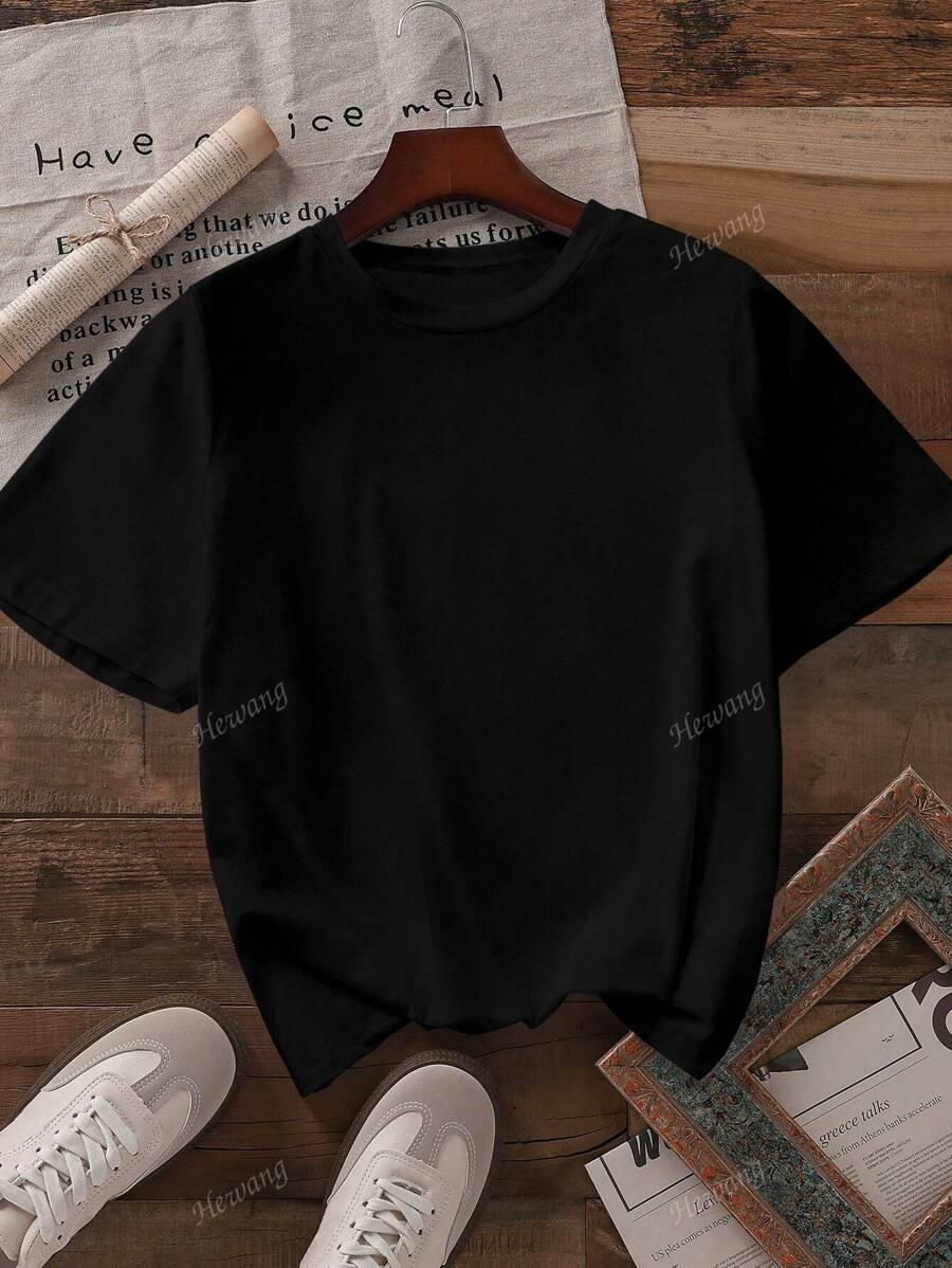 T-SHIRT Z NADRUKIEM NA TYLE