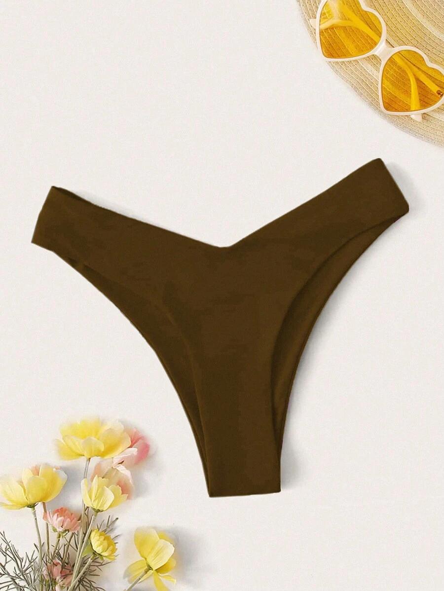 brązowy dół od bikini