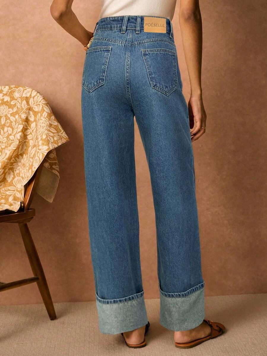 spodnie jeans prosta nogawka