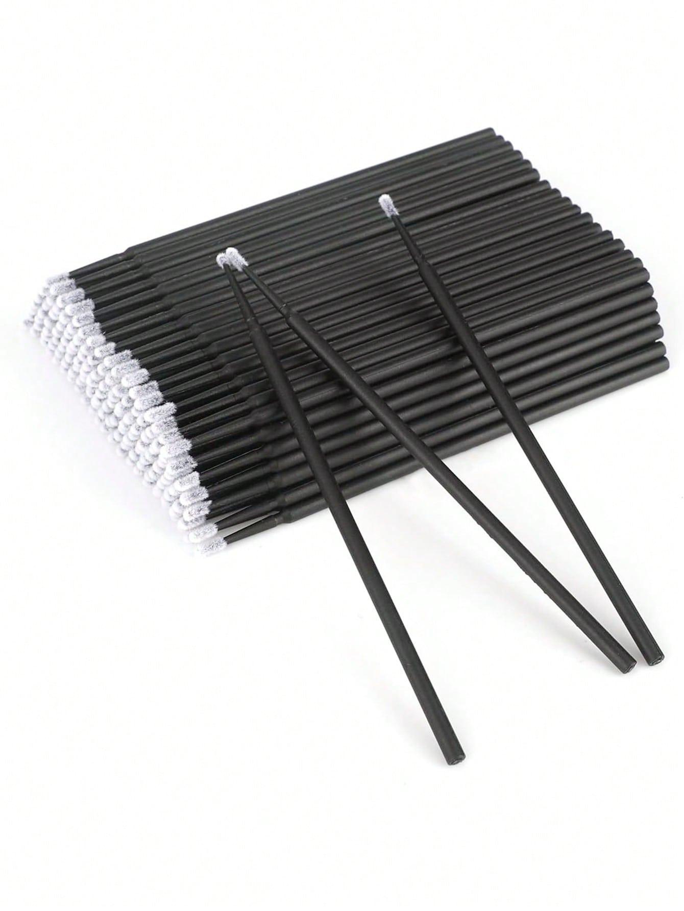 czarne szczoteczki do stylizacji rzęs 100-pack 