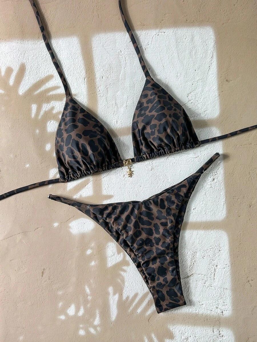BIKINI Z NADRUKIEM W PANTERKĘ