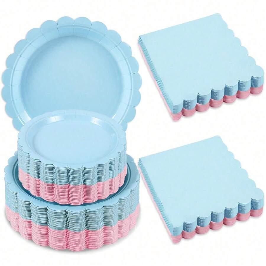 jednorazowe kubki talerze zestaw 40-pack 