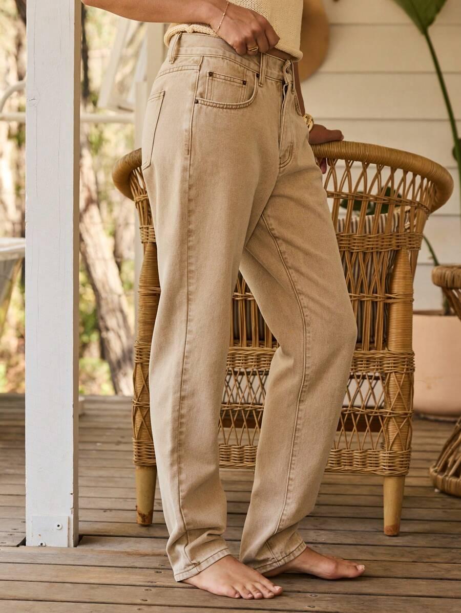 JEANSY DAMSKIE REGULAR Z BAWEŁNY