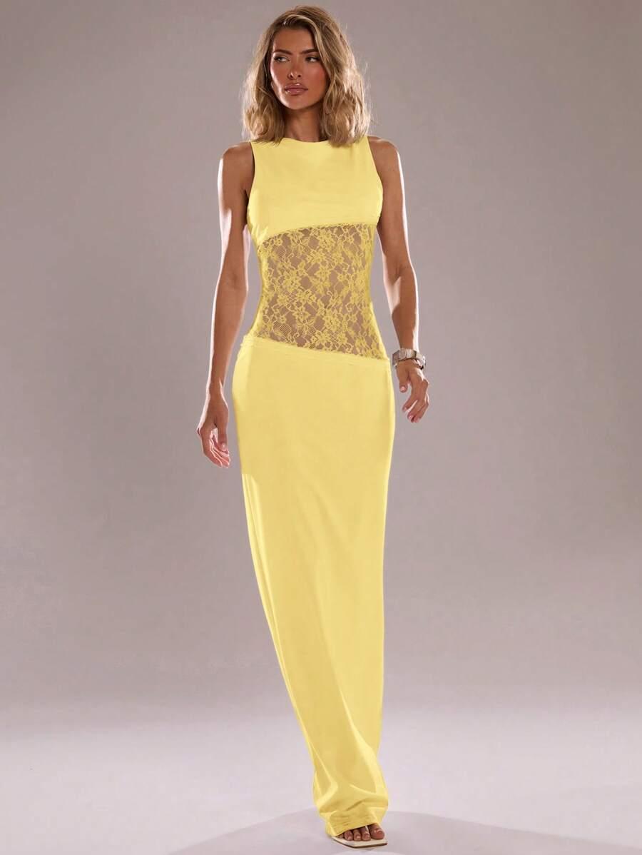 ELEGANCKA MAXI SUKIENKA KOKTAJLOWA 