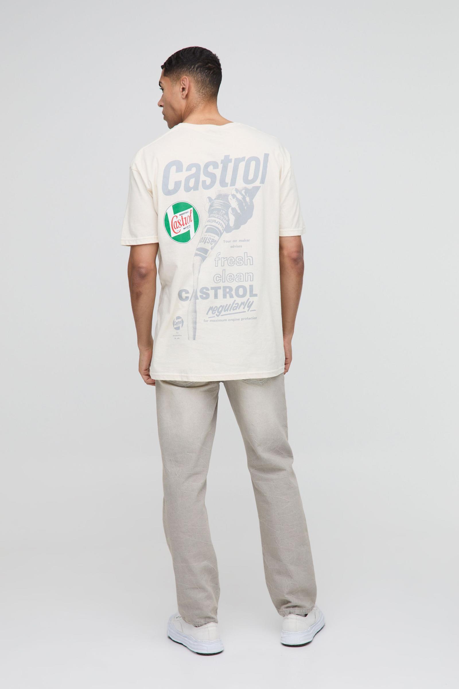 beżowy t-shirt print