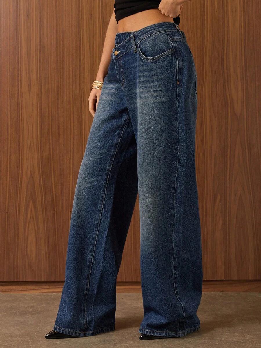NIEBIESKIE SPODNIE JEANS