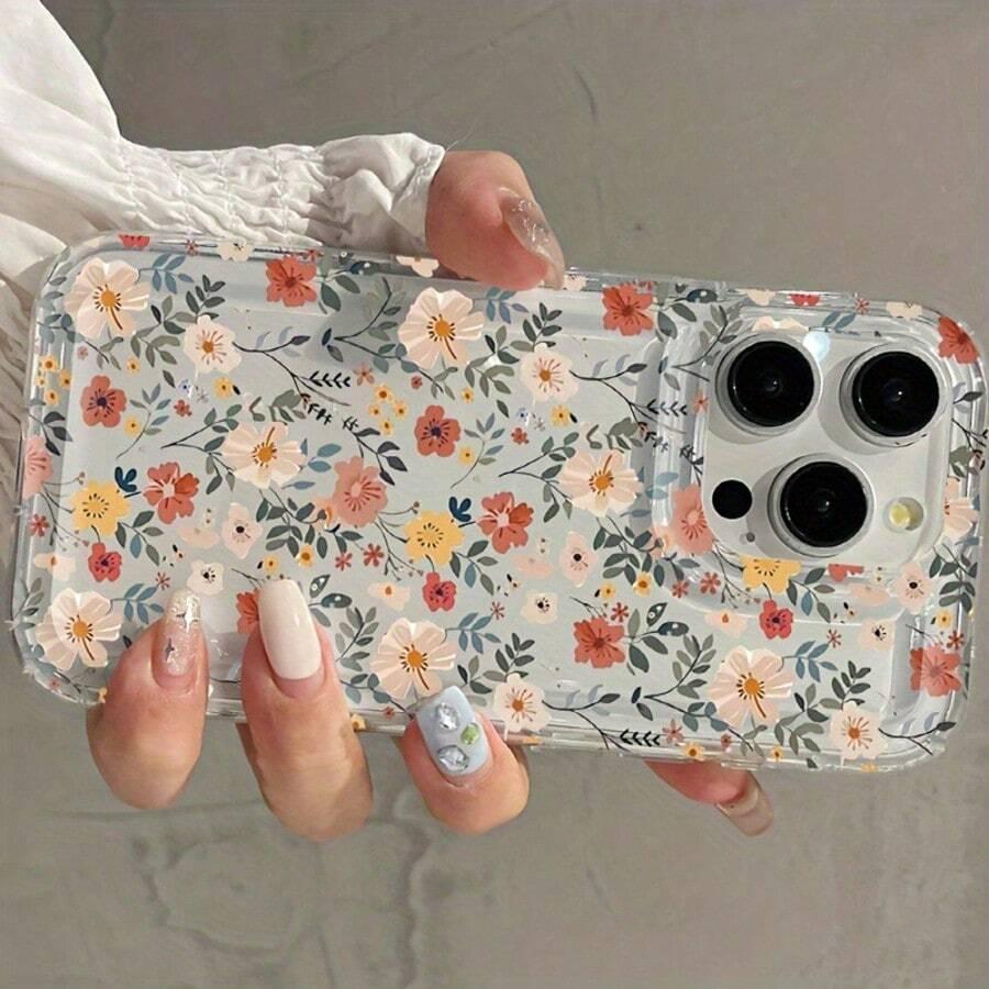etui na telefon iPhone 12 kwiaty 