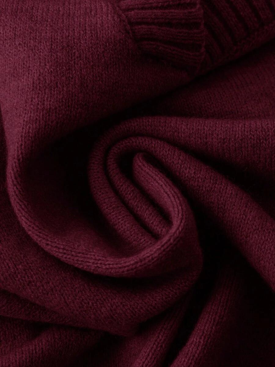BORDOWA KAMIZELKA V NECK