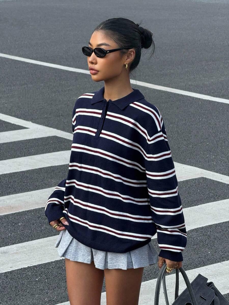 SWETER W PASKI