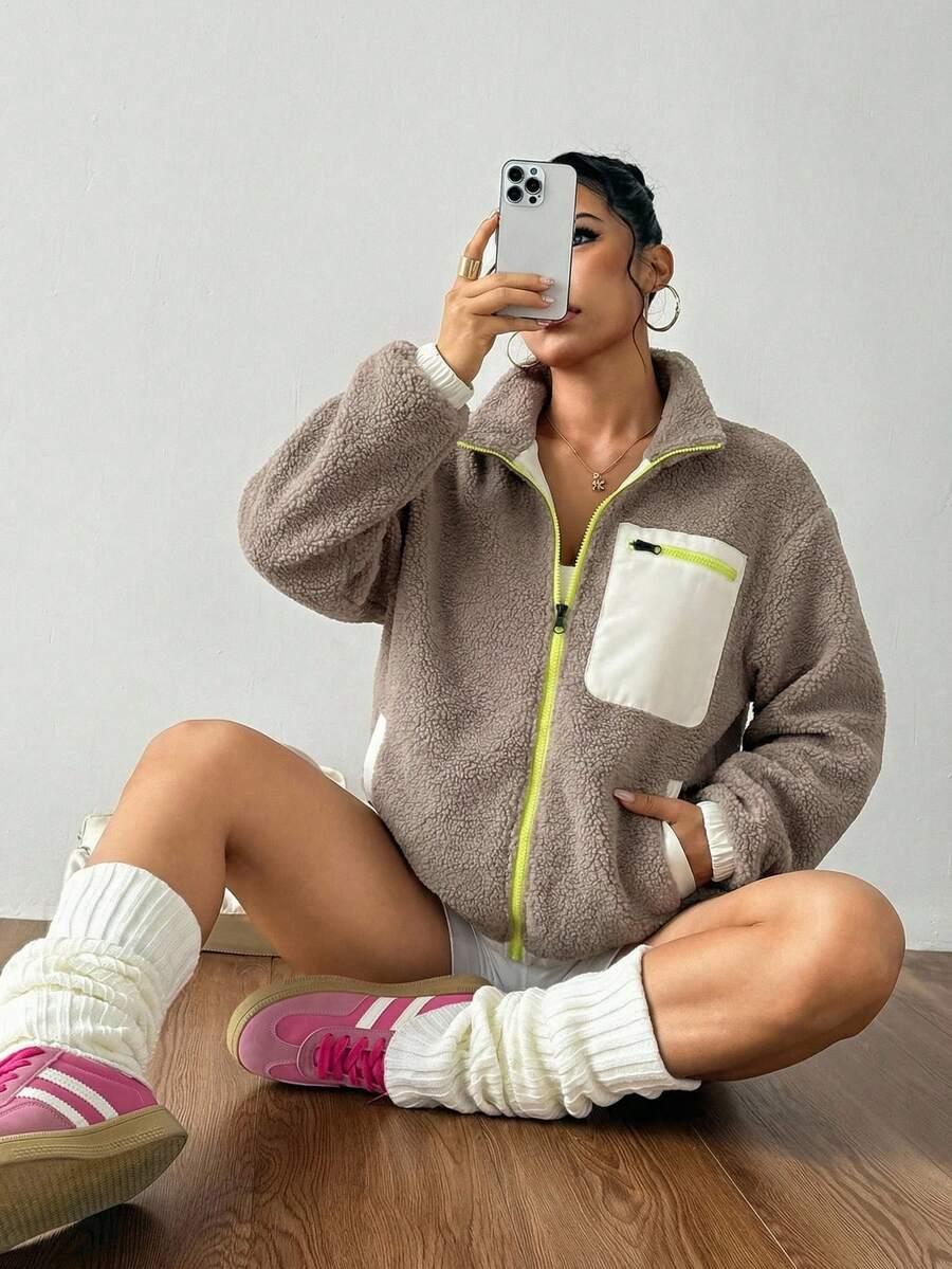 bluza miś kieszenie