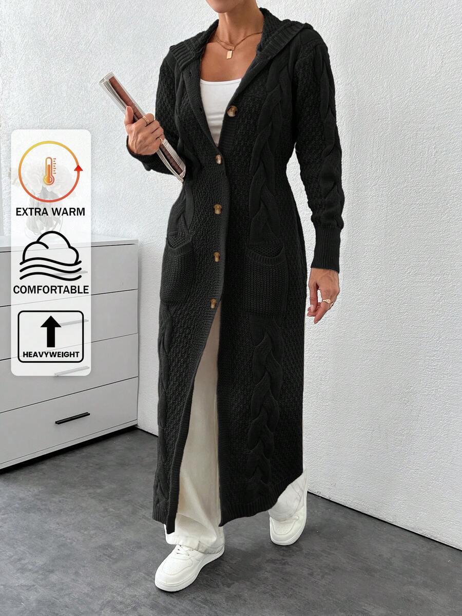 czarny sweter kaptur