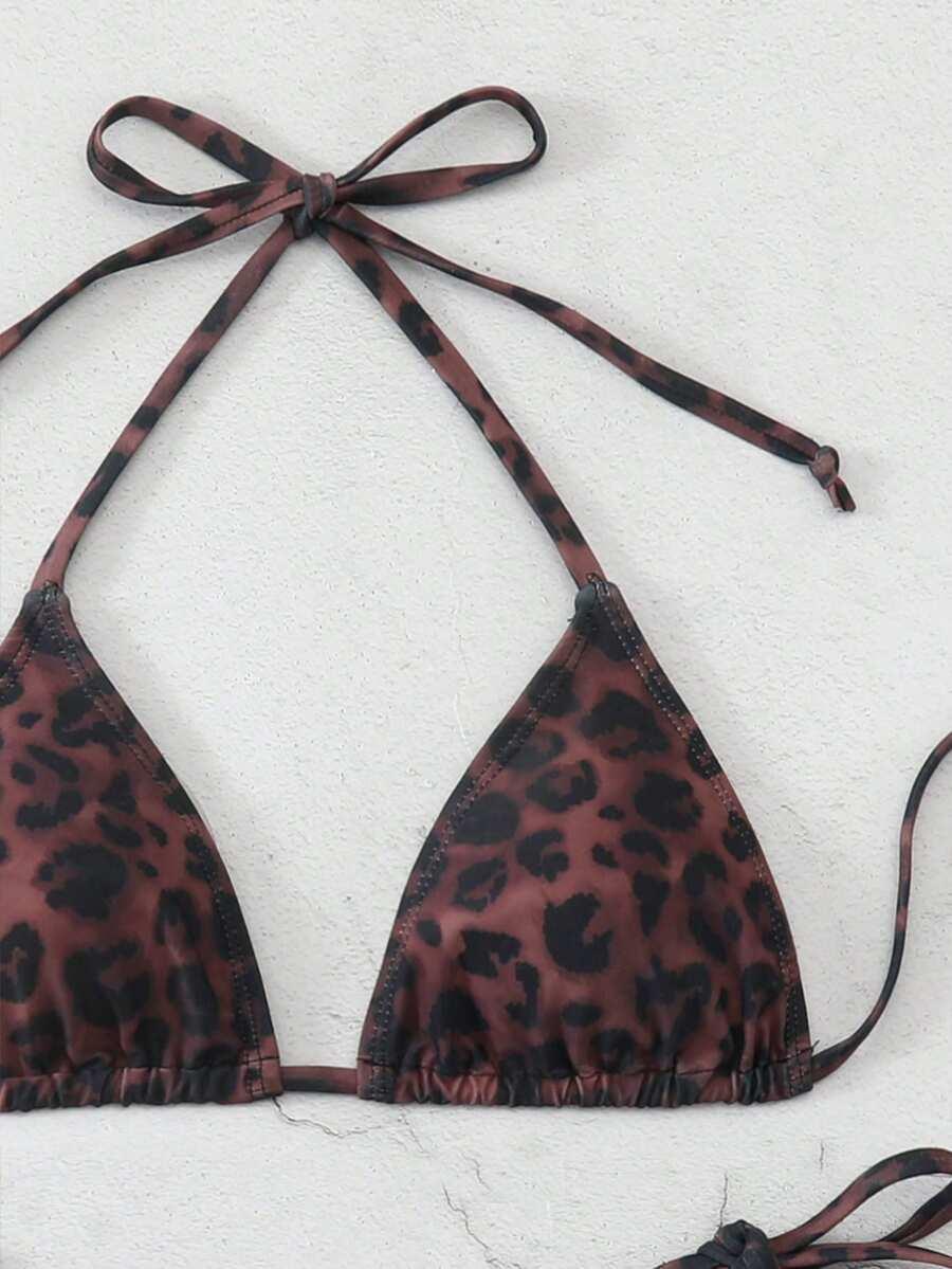 DWUCZĘŚCIOWY STRÓJ KĄPIELOWY ANIMAL PRINT