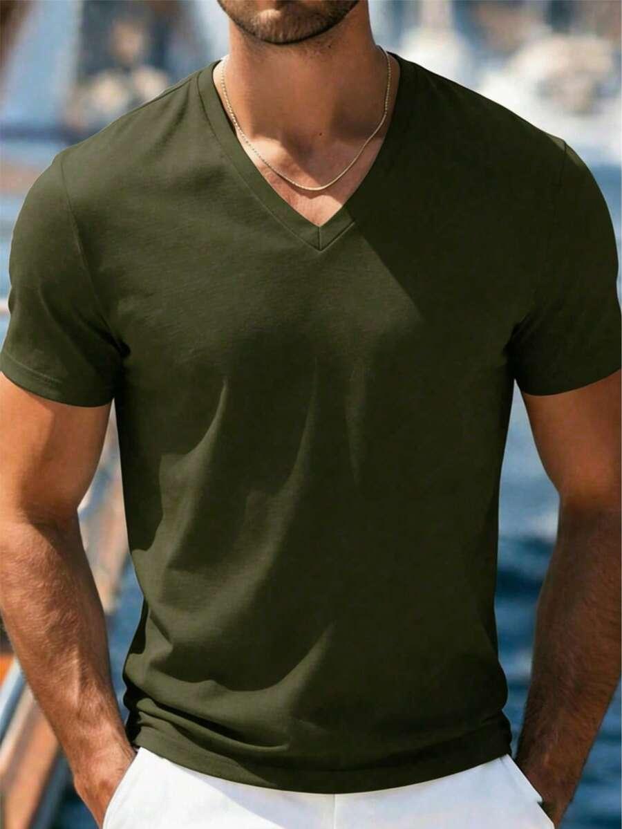 ZIELONY T-SHIRT BASIC