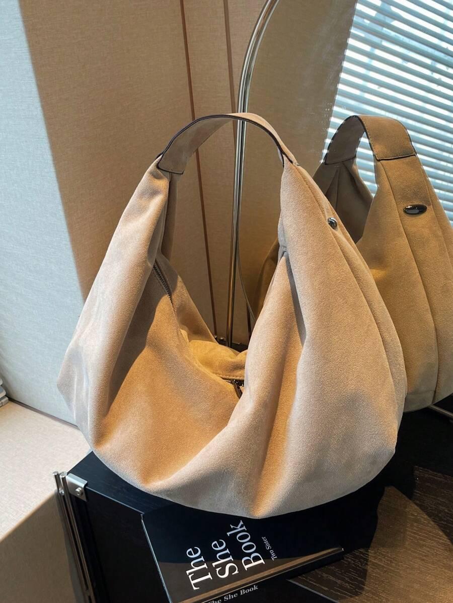 beżowa torebka shopper