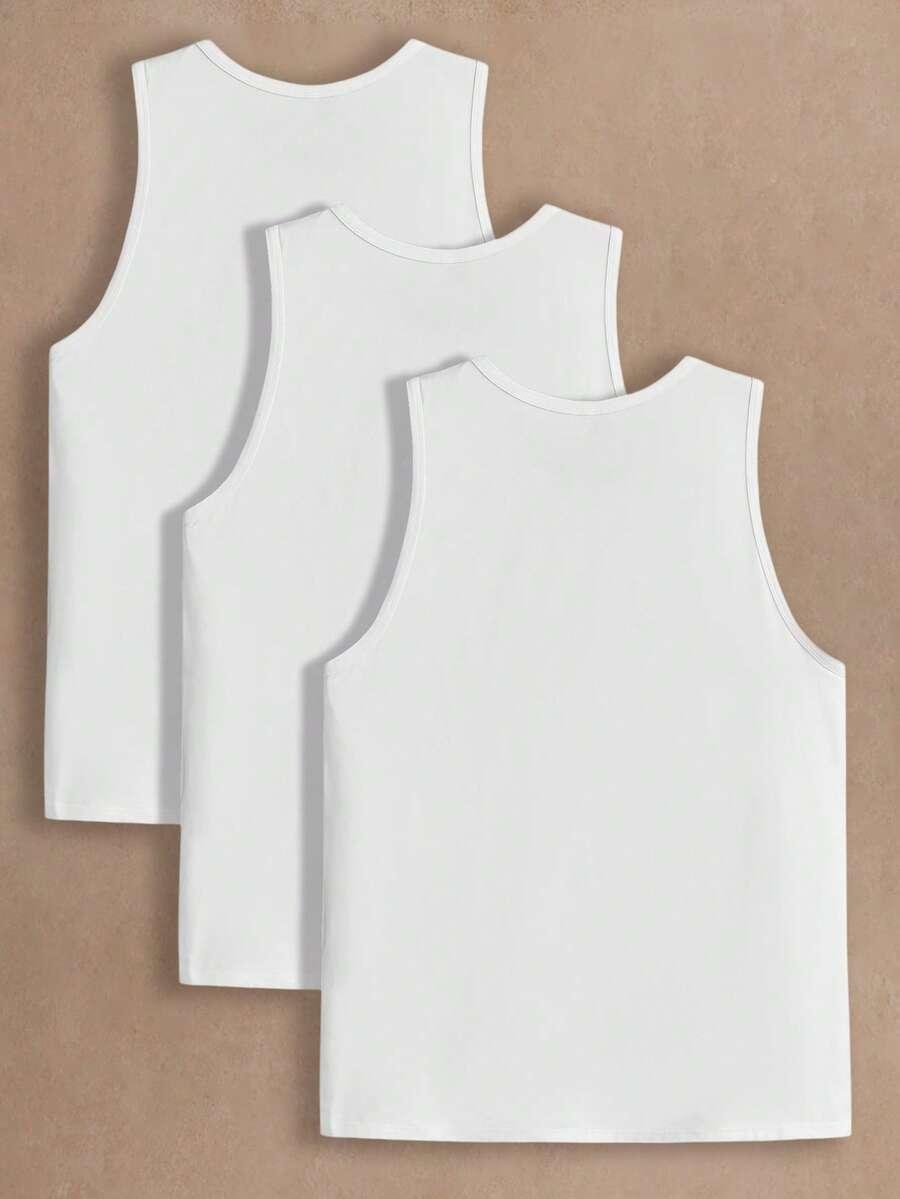 biała podkoszulka 3-pack