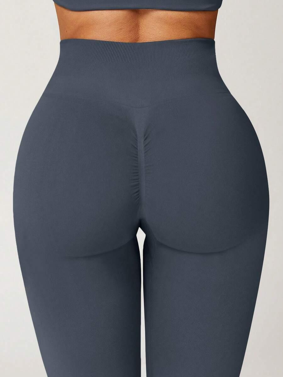 szare legginsy sportowe
