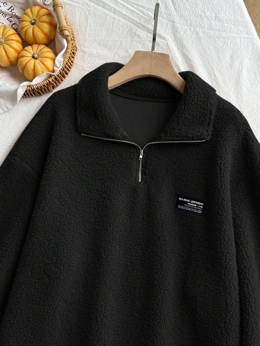 czarna bluza zamek