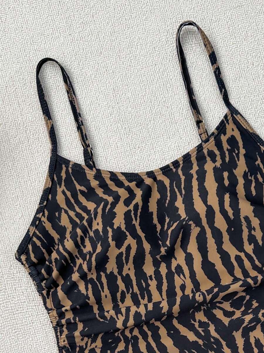 JEDNOCZĘŚCIOWY STRÓJ KĄPIELOWY ANIMAL PRINT