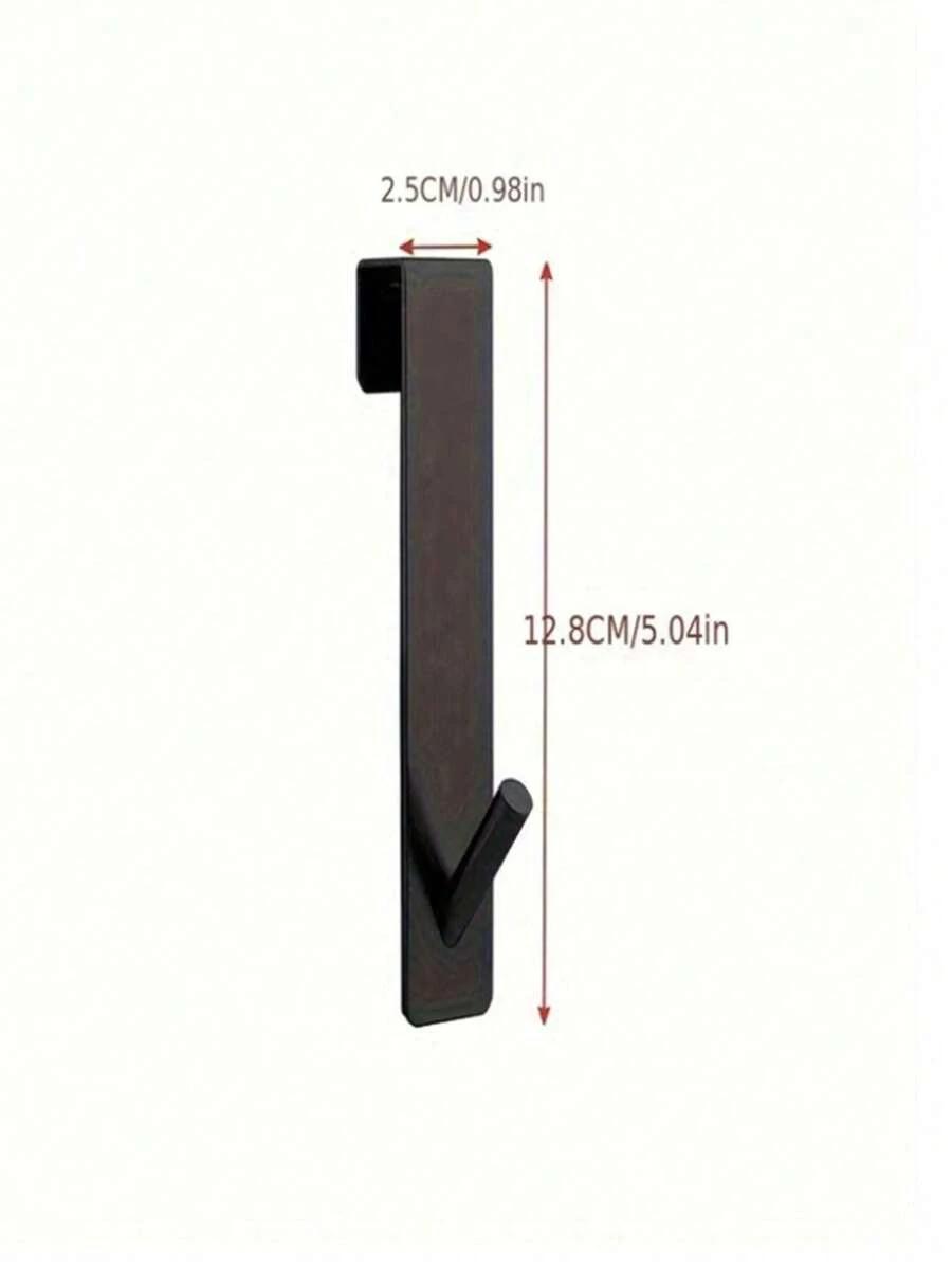 czarne haczyki wieszaki 2-pack